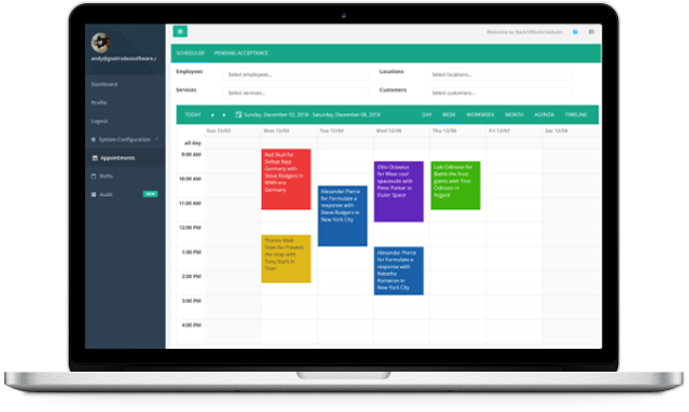 Manage your schedules